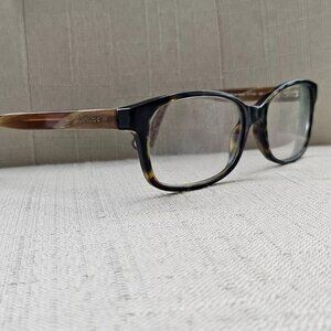 Coach New York Women Glasses Frame LIBBY HC6047 Dark Tortoise/Light Brown Horn